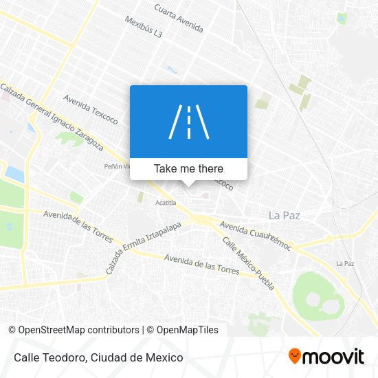 Calle Teodoro map