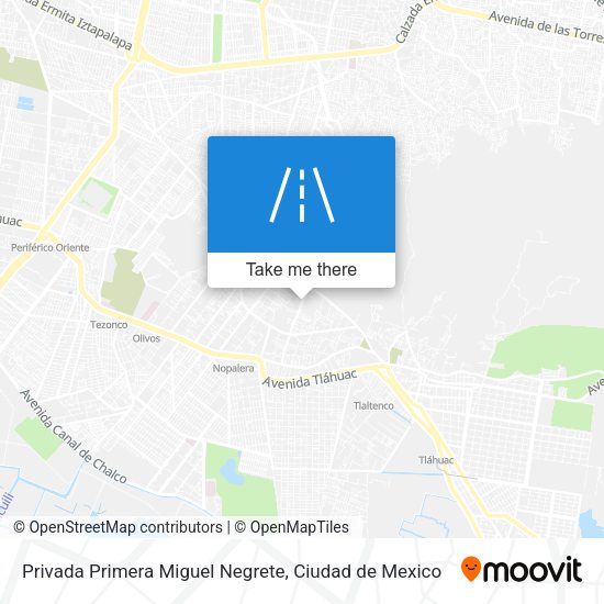 Privada Primera Miguel Negrete map