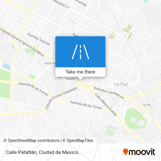 Calle Patatlán map