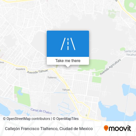Mapa de Callejón Francisco Tlaltenco