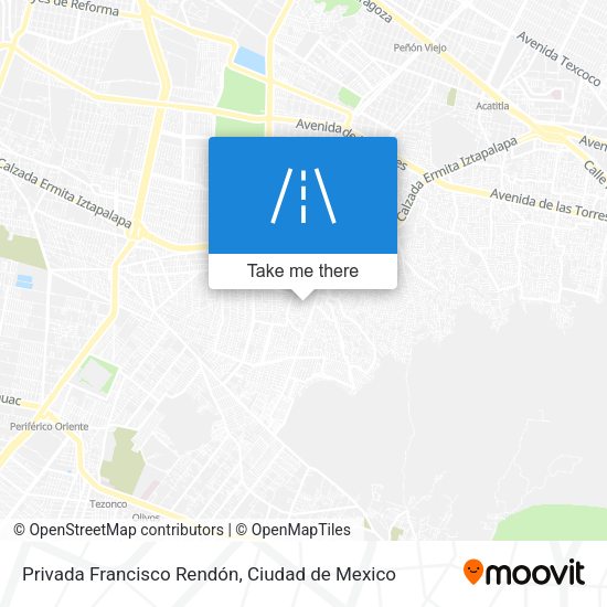 Privada Francisco Rendón map