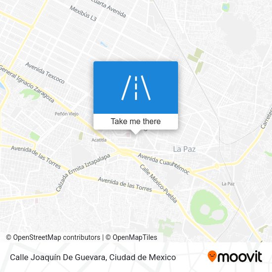 Mapa de Calle Joaquín De Guevara
