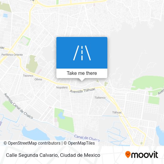 Calle Segunda Calvario map
