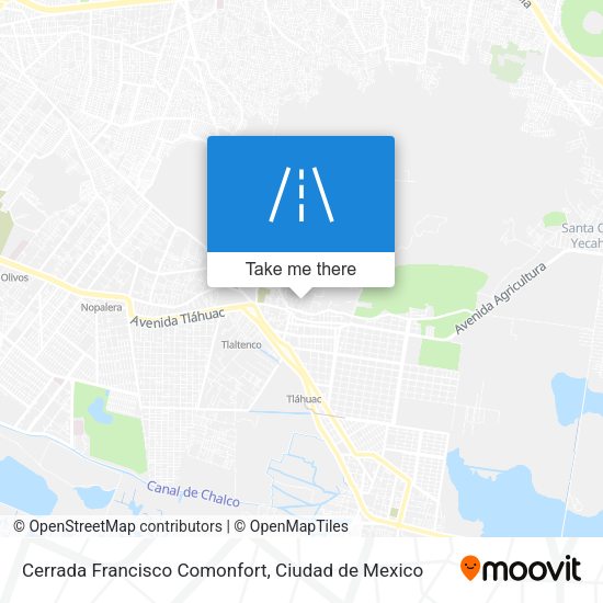 Cerrada Francisco Comonfort map