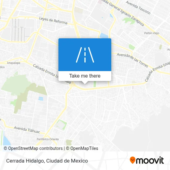 Cerrada Hidalgo map