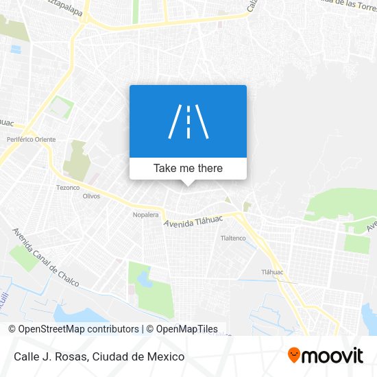 Calle J. Rosas map