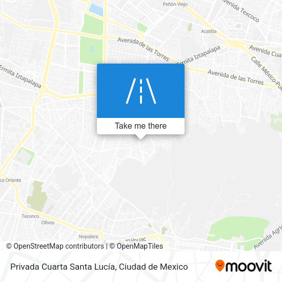 Privada Cuarta Santa Lucía map
