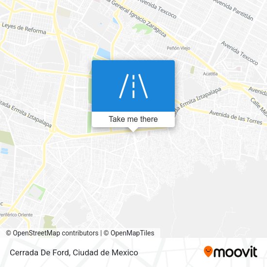 Mapa de Cerrada De Ford