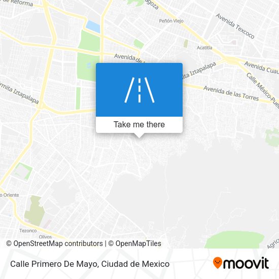 Mapa de Calle Primero De Mayo