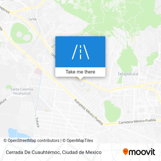 Mapa de Cerrada De Cuauhtémoc