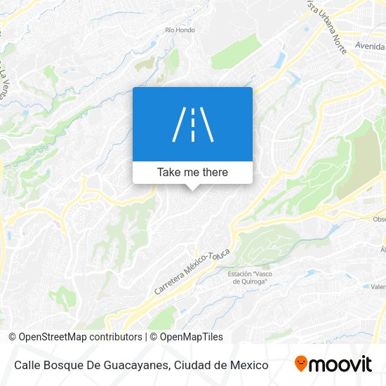 Mapa de Calle Bosque De Guacayanes