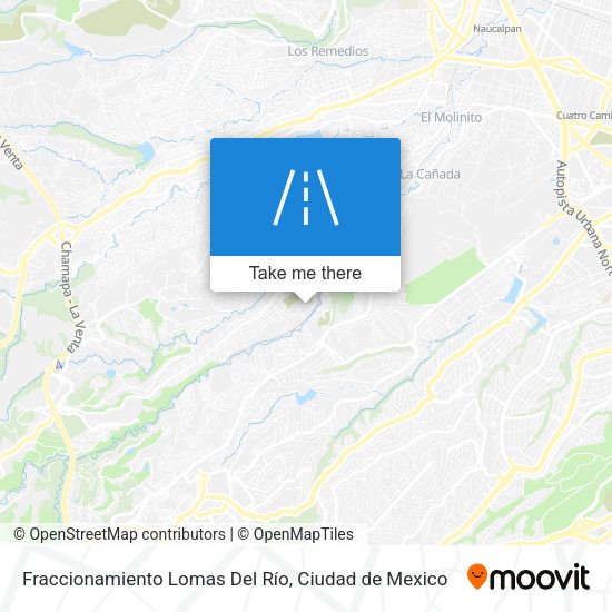 Fraccionamiento Lomas Del Río map