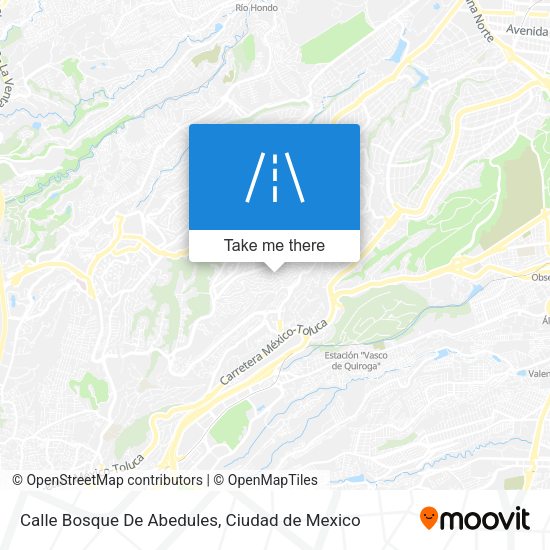 Mapa de Calle Bosque De Abedules