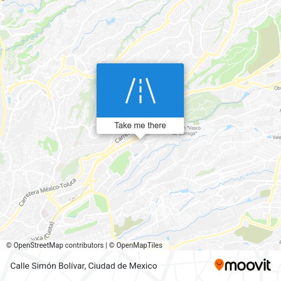 Mapa de Calle Simón Bolívar
