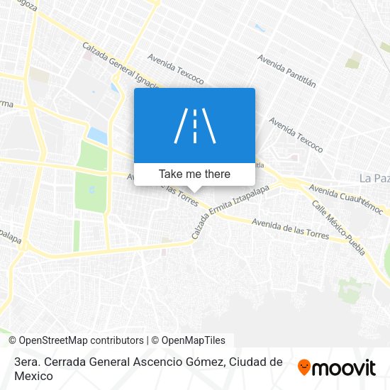 3era. Cerrada General Ascencio Gómez map