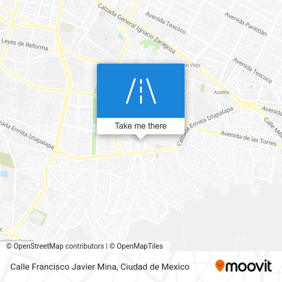 Mapa de Calle Francisco Javier Mina