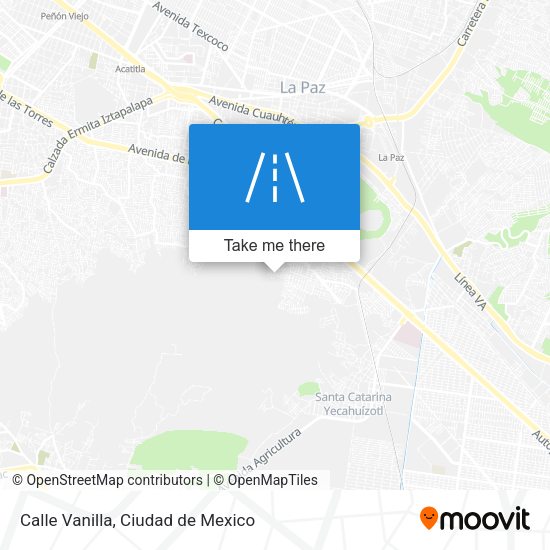 Calle Vanilla map