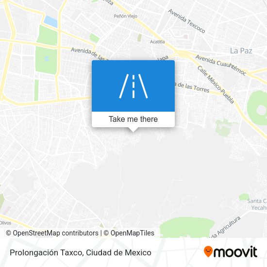 Prolongación Taxco map
