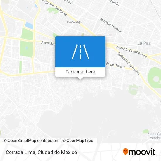 Cerrada Lima map