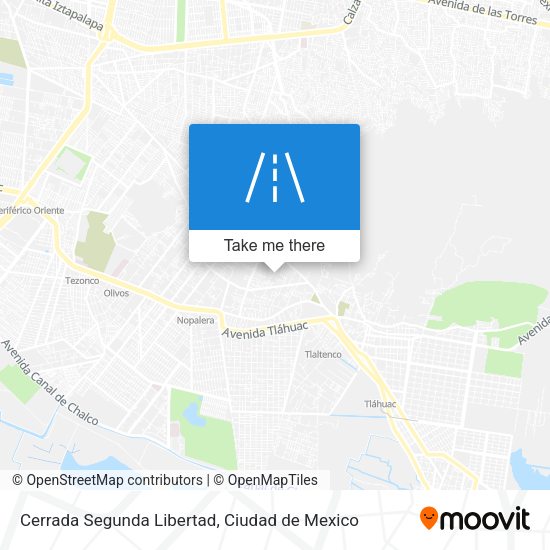 Cerrada Segunda Libertad map