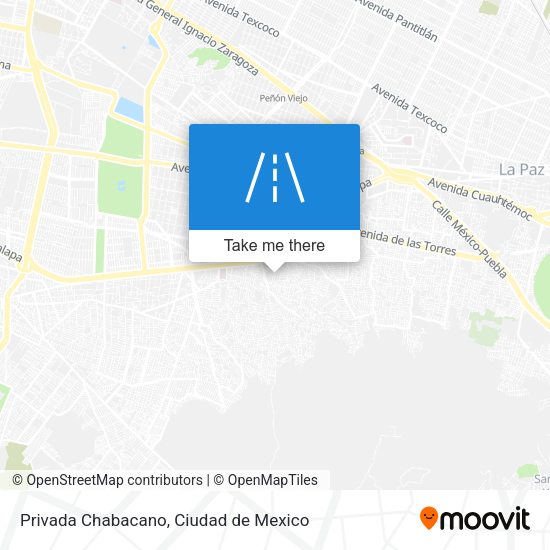 Privada Chabacano map
