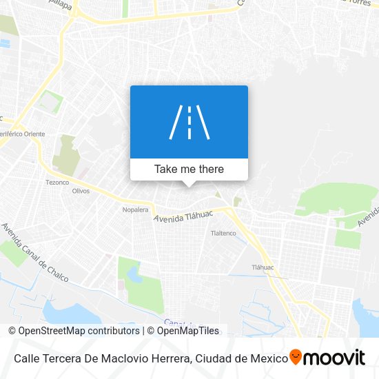 Calle Tercera De Maclovio Herrera map