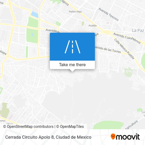 Mapa de Cerrada Circuito Apolo 8