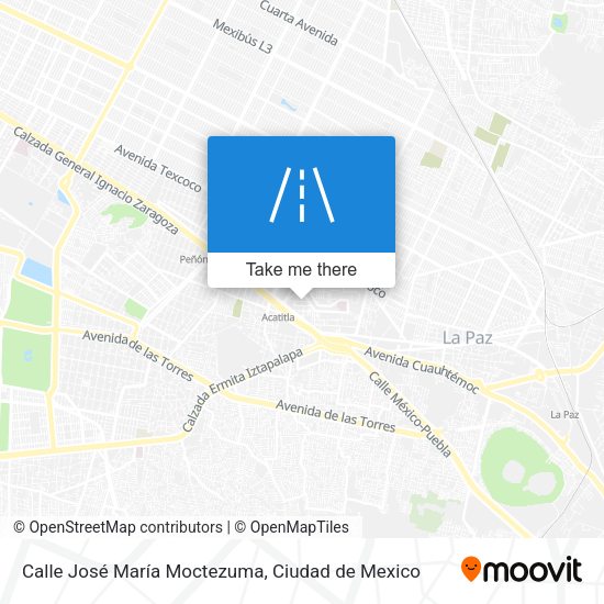 Calle José María Moctezuma map