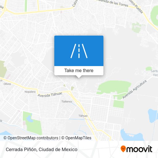 Mapa de Cerrada Piñón