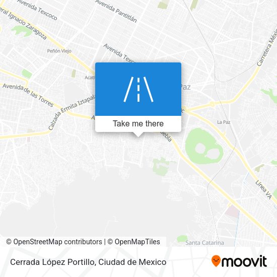 Cerrada López Portillo map