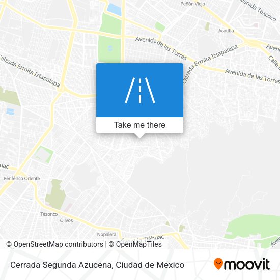 Cerrada Segunda Azucena map