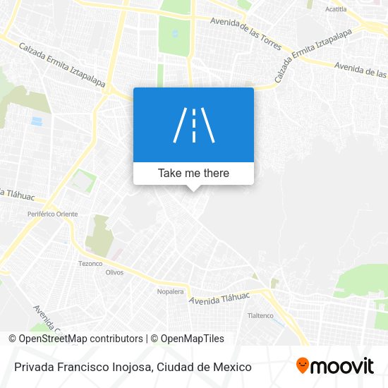 Mapa de Privada Francisco Inojosa