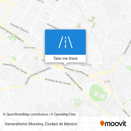 Generalismo Morelos map
