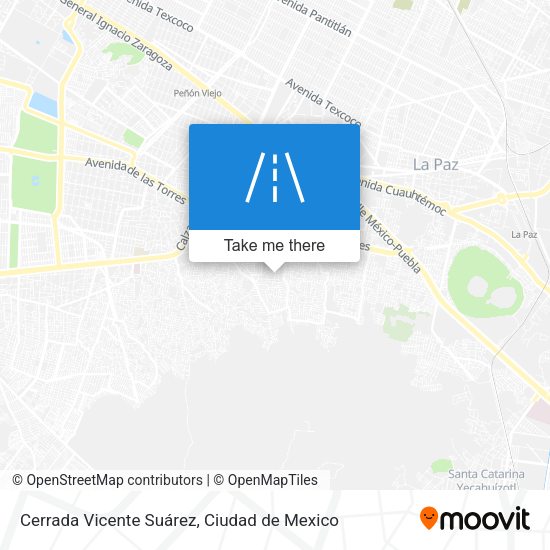 Cerrada Vicente Suárez map
