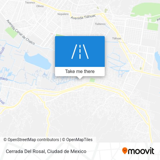 Mapa de Cerrada Del Rosal