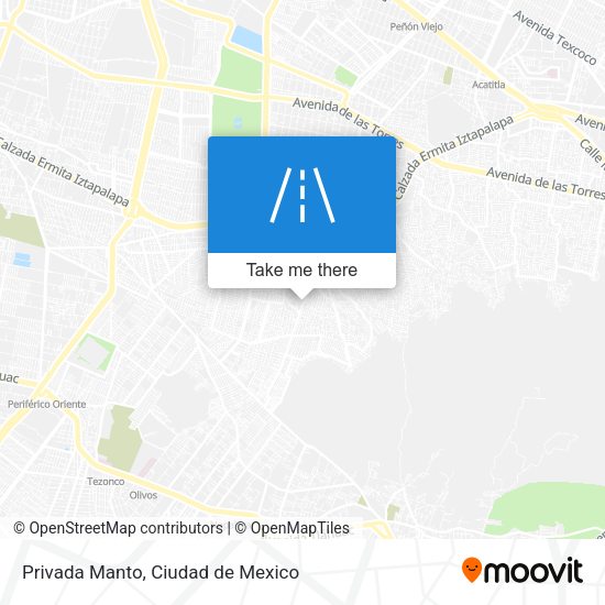Privada Manto map