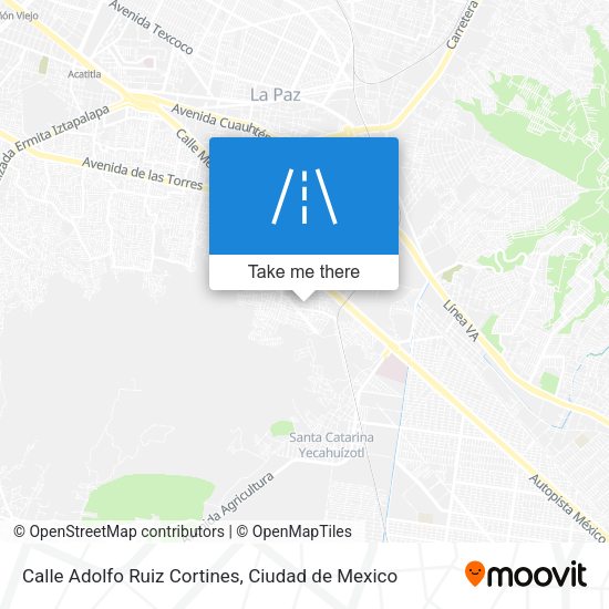 Mapa de Calle Adolfo Ruiz Cortines