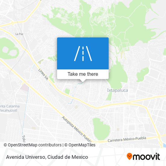 Mapa de Avenida Universo