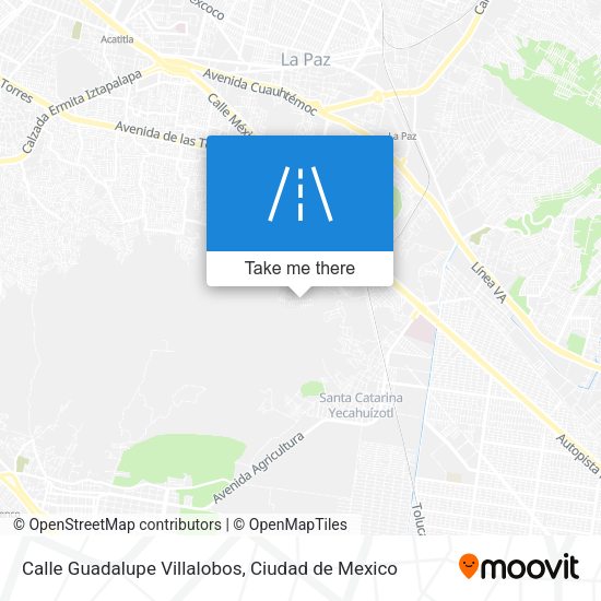 Mapa de Calle Guadalupe Villalobos