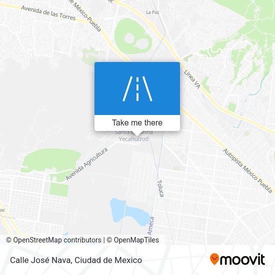 Calle José Nava map