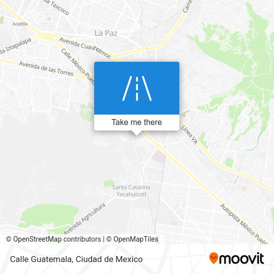 Calle Guatemala map