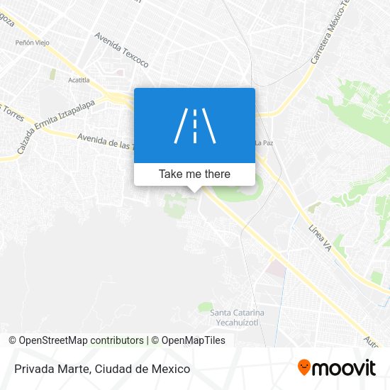 Privada Marte map