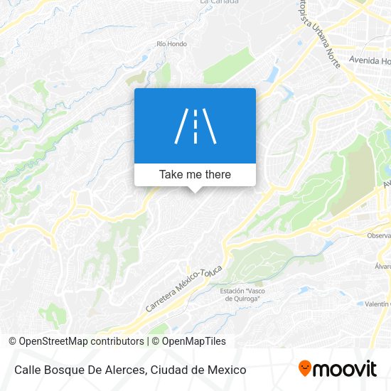 Calle Bosque De Alerces map