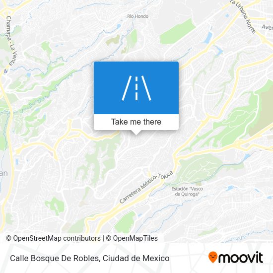 Calle Bosque De Robles map