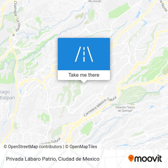 Mapa de Privada Lábaro Patrio