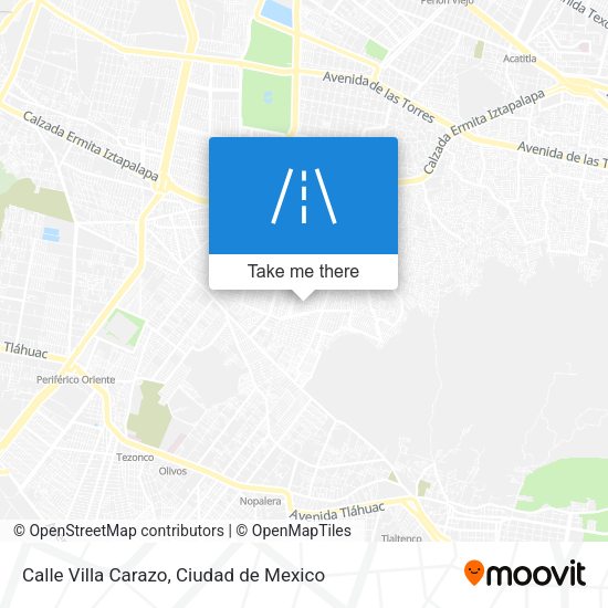 Calle Villa Carazo map