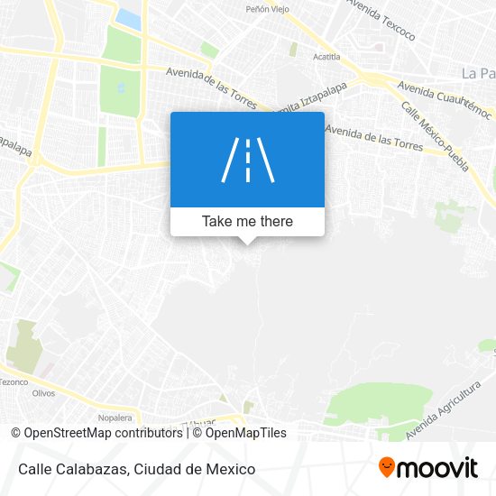 Calle Calabazas map