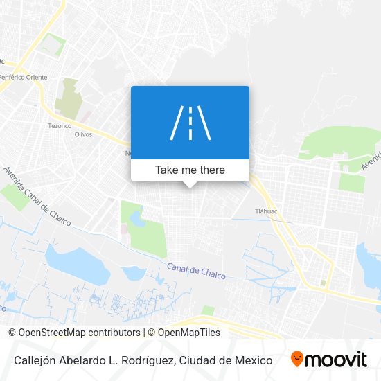 Callejón Abelardo L. Rodríguez map