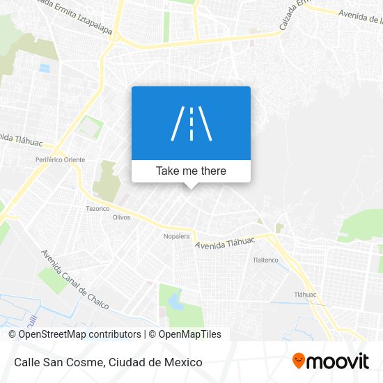 Mapa de Calle San Cosme