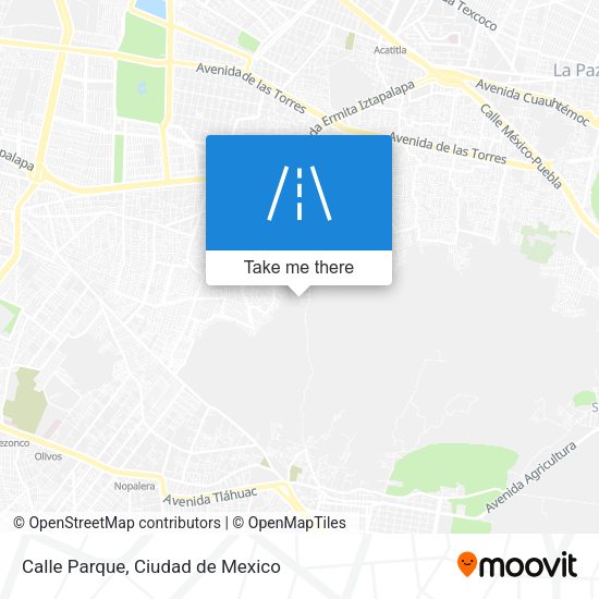 Mapa de Calle Parque